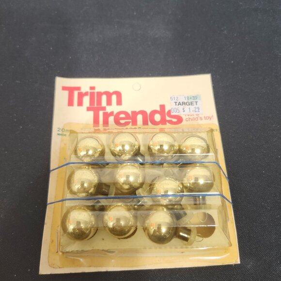 Vintage Trim Trends Mini Glass Ornament Set - Picture 1 of 4
